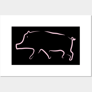 Wildschwein Tier Posters and Art